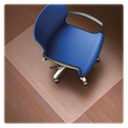 RICKI'S RUGS Hard Floor Chairmat; Rectangular;36 in. x 48 in.; Clear RI18614
